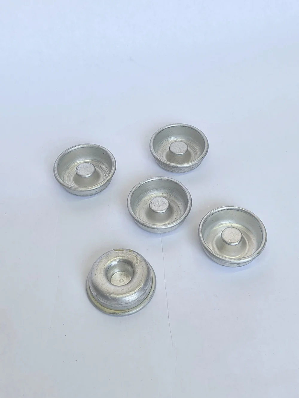 VINTAGE | Miniature Jello Baking Bunt Pans Aluminum Set Of 5 2